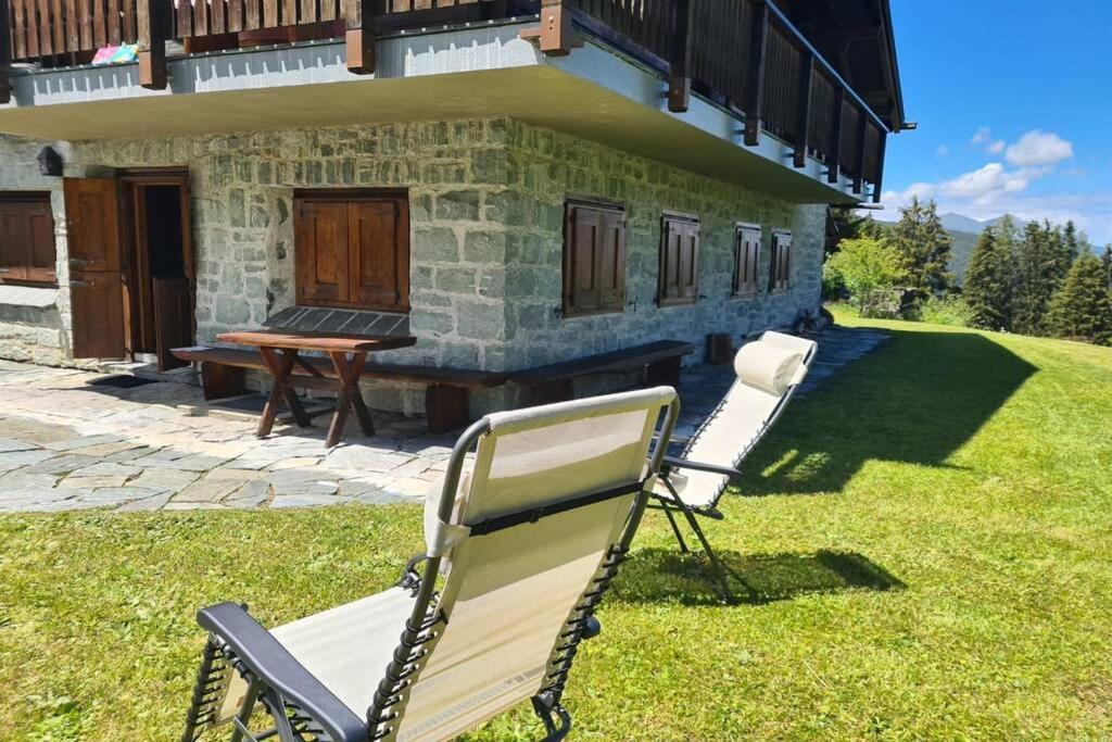 Chalet Wulli In Der Naehe Der Skianlagen 사보그닌 외부 사진
