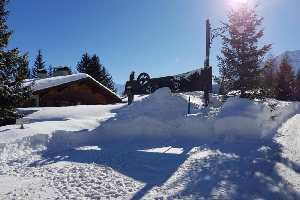 Chalet Wulli In Der Naehe Der Skianlagen 사보그닌 외부 사진