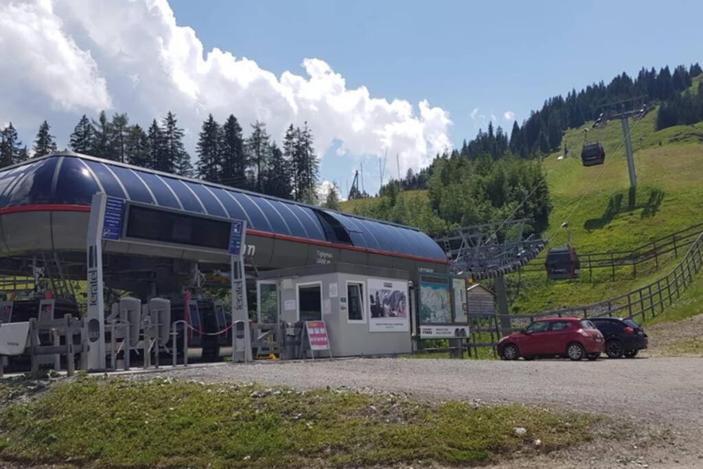 Chalet Wulli In Der Naehe Der Skianlagen 사보그닌 외부 사진
