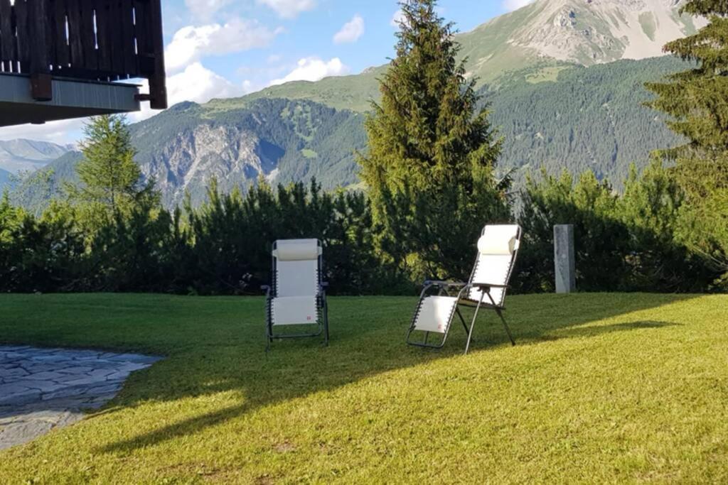 Chalet Wulli In Der Naehe Der Skianlagen 사보그닌 외부 사진