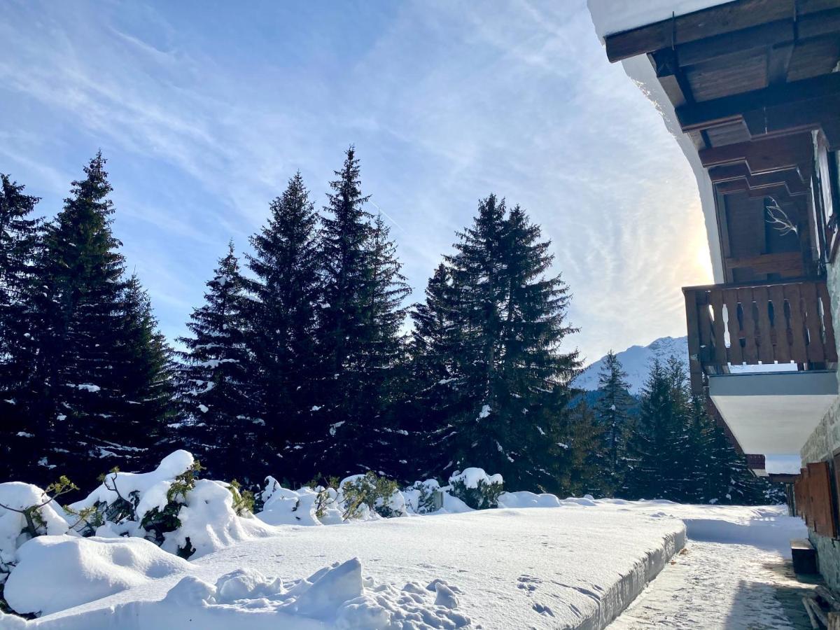 Chalet Wulli In Der Naehe Der Skianlagen 사보그닌 외부 사진